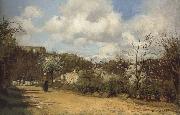 Camille Pissaro View from Louveciennes oil on canvas